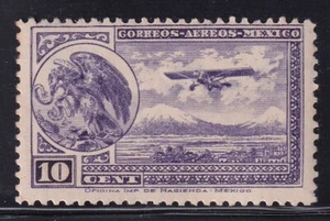 ucv52 Mexico 1929 Eagle snake airplane volcanoes Sc#C11  Mc#606 - Picture 1 of 1