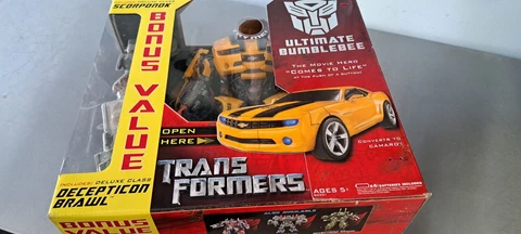 2007 TRANSFORMERS Ultimate Bumblebee HTF BONUS Brawl Scorponok Deluxe NEW SEALED Cover