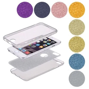Full TPU Case do Samsung Galaxy Futerał ochronny Komórka Brokat Glamour Cover Ramka - Zdjęcie 1 z 38