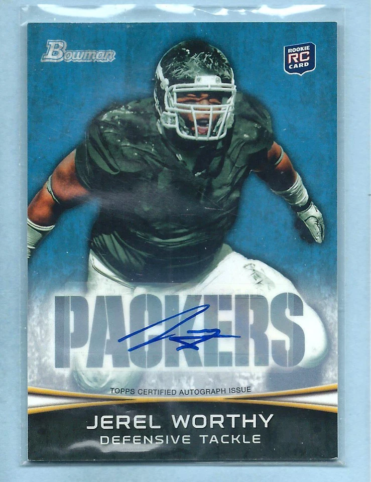 JEREL WORTHY - 2012 Bowman - "Rookie - Auto" - RC #105 -  Combined Shipping - Image 1 of 1