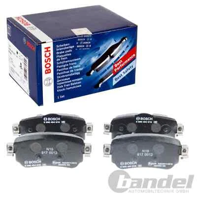 BOSCH BREMSBELÄGE HINTERACHSE für NISSAN LEAF QASHQAI X-TRAIL RENAULT KADJAR | - Bild 1 von 4