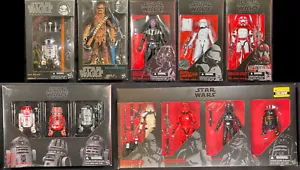 2013-2015 Hasbro Star Wars Black 6" RARE/EXCLUSIVES Action Figure Collection MIB - Picture 1 of 20