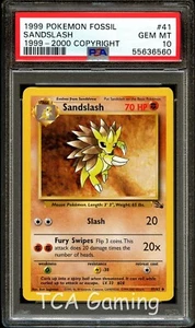 PSA 10 GEM MINT Sandslash 41/62 1999-2000 (Red Logo) Pokemon Card 560 - Picture 1 of 3