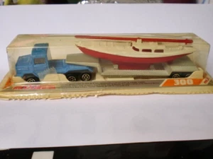 MAJORETTE 1/87 - SEMI VOILIER CAMION TRASPORTO BARCA N° 365 2 MADE IN FRANCE - Foto 1 di 4