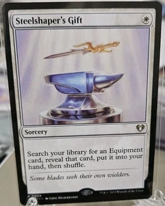 1x Steelshaper's Gift Fifth Dawn Magic The Gathering MTG NM-LP  - Picture 1 of 4