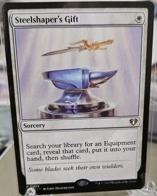 1x Steelshaper's Gift Fifth Dawn Magic The Gathering MTG NM-LP  - Image 1 of 4