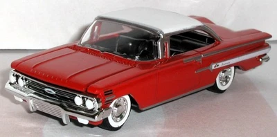 1/64 = 1960 60 Chevrolet/Chevy Impala/Neumático de goma Muscle Car ENVÍO GRATUITO Foto 1 de 3
