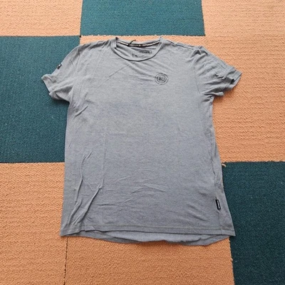 Мужская футболка Superdry серая большая L S/S легкая функциональная для взрослых Y8 - Изображение 1 из 4