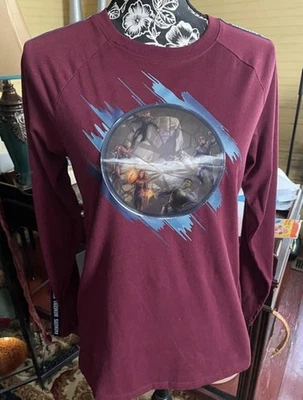 Avengers New With Tags Boys Size XXL Long Sleeve Tshirt Maroon 32” Chest 25” L - Image 1 of 4
