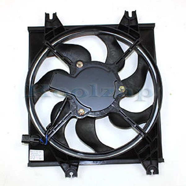 For 00-06 Accent (From 3-5-01) Auto Trans. AC Condenser Cooling Fan Motor - Image 1 of 4