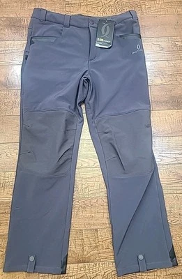 $140 Cabela's Men's Instinct Fannin Softshell Pants Flint Gray 38x33 Water Repel - Image 1 of 4