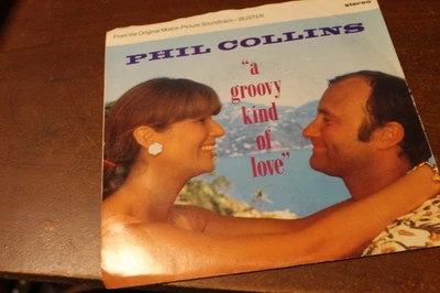 PHIL COLLINS A GROOVY KIND OF LOVE / BIG NOISE  45 RPM RECORD - Imagem 1 de 4