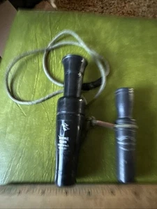 Pair Of Vintage Super Double Cluck GOOSE & DR Duck Calls Knight Hale Cadiz KY - Picture 1 of 4