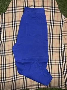 Roucha Penn Fleece Pant Joggers Women's Large Size C Blue Wide Barrel Sweatpants - Picture 1 of 12