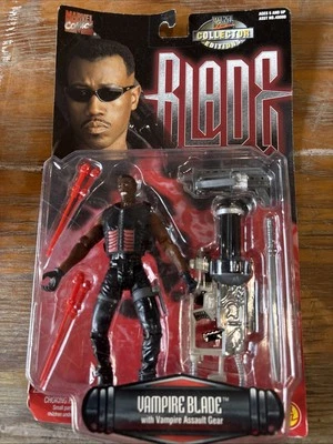 Figura Hoja Toy Biz Marvel 48080 Ediciones Coleccionistas con Armas Antivampiro Foto 1 de 4