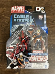 MARVEL UNIVERSE DEADPOOL & TASKMASTER GRANDES BATALLAS COMIC PACKS 3.75" SET S1 - Imagen 1 de 2