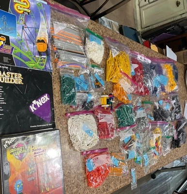 Knex Robot World & Simple Machines 3400+ Instruction & Teaching Cards/Books 18lb - Image 1 of 4