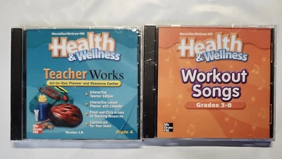 HEALTH & WELLNESS Teacher Works All in One Planner CD-ROM  4th Grade Set of 2 - Image 1 of 2