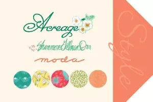 ACREAGE roses Moda Fabrics turquoise sewing floral quilting OOP - Picture 1 of 2