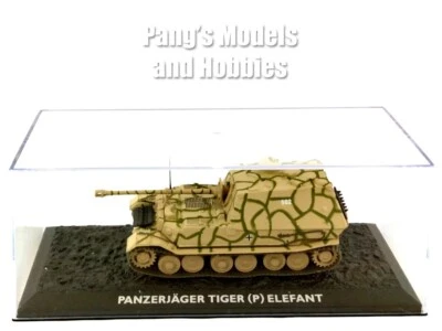 Panzerjager Elefante Elefante Tanque Destructor y Vitrina - Modelo Escala 1/72 Foto 1 de 4