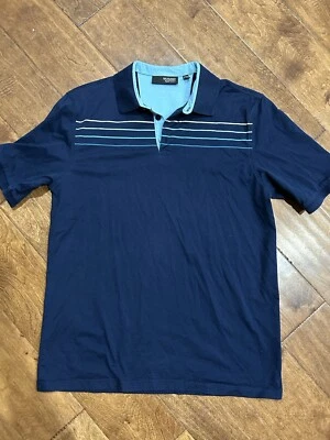 Camisa para hombre Murano Liquid Luxury azul talla M 100 % algodón Foto 1 de 3