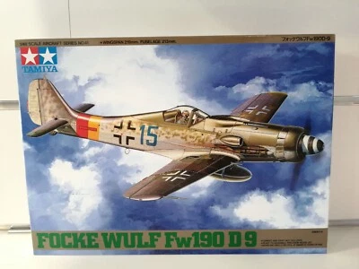 FW190 D-9 FOCKE-WULF Tamiya 61041 kit 1-48 aereo militare caccia bombardiere - Immagine 1 di 2