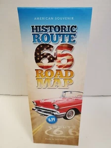 ROUTE 66 LAMINATED ROAD MAP CHICAGO TO LA 95th 2021 EDITION! BEST GUIDE!! - Picture 1 of 2