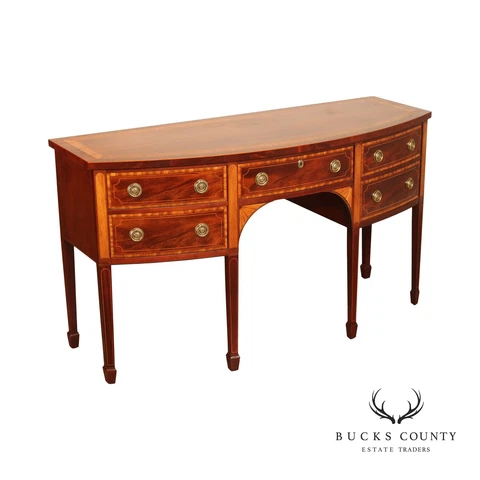 Baker Historic Charleston Collection Mahogany Inlaid Sideboard Cover