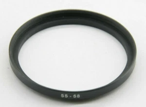 Anello Step Up 55-58 - Metallo - 55/58 - 55mm-58mm - NUOVO BULK - C1109 - Foto 1 di 2