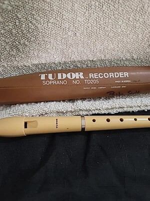 Grabadora Tudor Soprano TD205 con bolsa con cremallera Foto 1 de 3