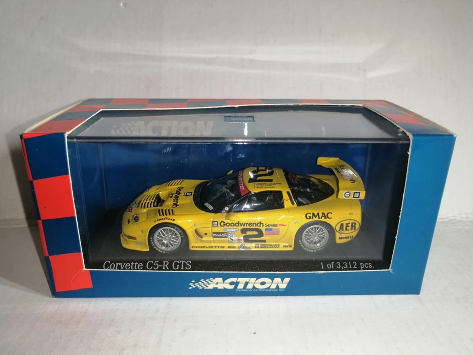 CHEVROLET CORVETTE C5R WINNER DAYTONA 2001 ACTION 1/43 AC4 011402 - Immagine 1 di 1