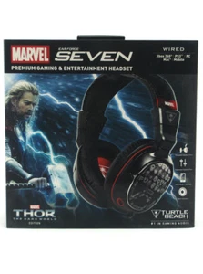 Marvel Ear Force Seven Thor Gaming Headset xBox 360 PS3 PC Mac Turtle Beach New - Picture 1 of 4