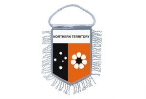 Mini banner flag pennant window mirror cars banner australia northern territory - Bild 1 von 1