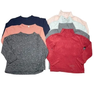 Uniqlo Kids 5-6 Turtleneck / Mock Neck / Crewneck Top Bundle Multi - Picture 1 of 12