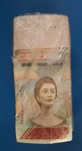 2018 Venezuela 2 Bolivares Ziegel 1000 Stk. Block UNC MTJ04 Repacked - Bild 1 von 3