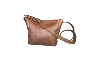 Brown Leather Crossbody Bag, Fashion And Style Handbag, Woman Purses, Abby - Picture 1 of 8