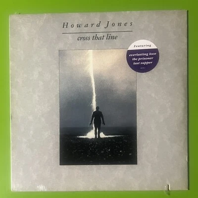 Howard Jones ‎– Cross That Line LP Sealed Original 1989 12” Vinyl Synth Pop New - Image 1 of 2