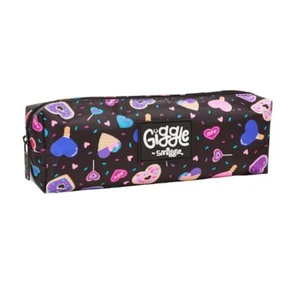 Estuche para lápices suave de un solo bolsillo Smiggle Giggle (mezcla práctica/rosa negra) - Imagen 1 de 2