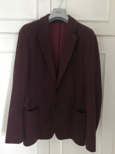 Armani, Collezioni, jersey, blazer mens jacket, maroon colour - Picture 1 of 4