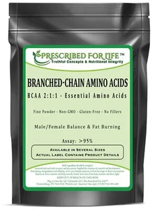 Verzweigtkettige Aminosäuren - BCAA 2:1:1 - essentielle Aminosäuren - feines Pulver, - Bild 1 von 1