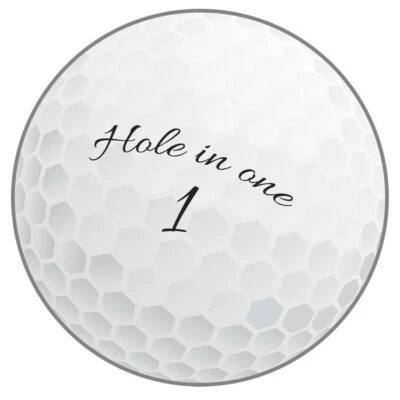 BEISTLE Golf Ball Hole in One Cutout 10" Golf Birthday Party Decorations Supplies