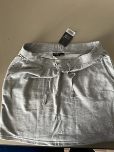 Damen Sweatrock Rock Sommer Esmara Gummizugbund Bindeband Grau S - Bild 1 von 2