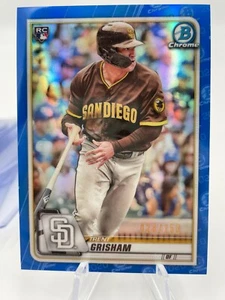 2020 Bowman Chrome Trent Grisham Blue Refractor Rookie Card RC #028/150 - Picture 1 of 2