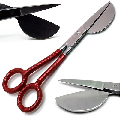 Carpet Universal Duckbill Red Scissors 6" Nipping Working End 2" Cutting Tools - Image 1 of 4