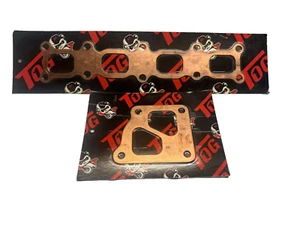 Cooper Exhaust Manifold Gasket+turbo inlet gasket for Mitsubishi Evolution Evo10 - Picture 1 of 4