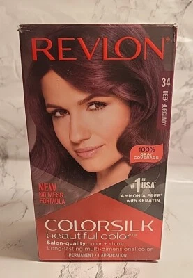 Hermoso color Revlon Colorsilk - 34 Borgoña Profunda Foto 1 de 4