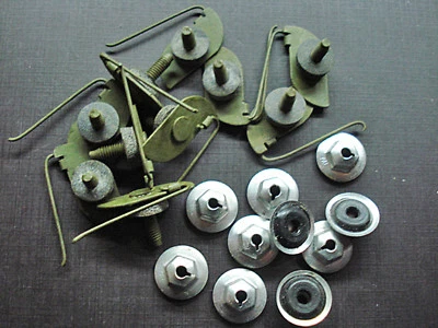 10 GM Chevy Buick Oldsmobile moulding clips sealer PAL nuts 3/4" to 7/8" NORS - Image 1 of 4