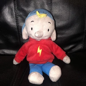 Frankie Doll Ella the Elephant Toy Plush In Red Hoodie & Baseball Cap 8" Stuffed - Picture 1 of 9