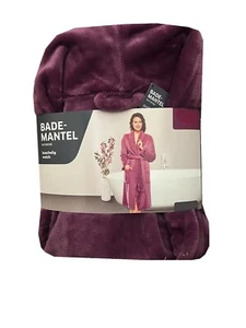 Bademantel Damen Gr. S lila Saunamantel  Fleece Morgenmantel Mikrofaser - Bild 1 von 1