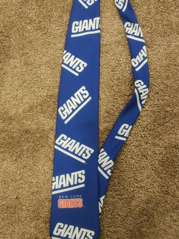 new york giants neck tie nfl football ny tie team logo blue design Cover